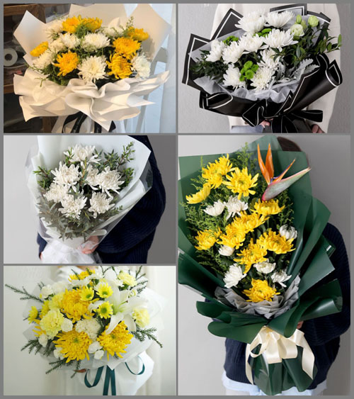 河南驻马店汝南县王岗镇白事花束代送